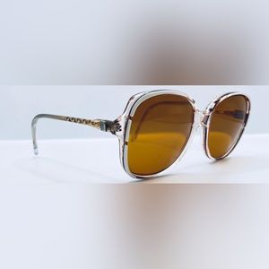Vintage Pathway Eloquence White Translucent Oval Sunglasses Frames Only